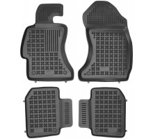 Rezaw-Plast Rubber Floor Mats for 2014-2021 Subaru WRX STI Car Mats Custom Fit Black