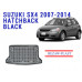 REZAW PLAST Trunk Mat for Suzuki SX4 2007-2014 Hatchback Durable Elastic Soft
