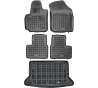 Rezaw-Plast Floor Mats for 2007-2014 Suzuki SX4 Car Mats & Cargo Mat Hatchback Black