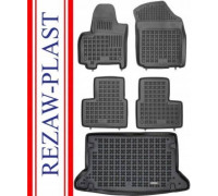 REZAW PLAST Floor Mats for Suzuki SX4 2007-2014 Hatchback Waterproof Interior Shields