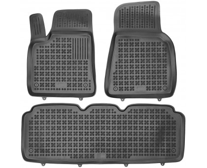 Rezaw-Plast Floor Mats for 2012-2024 Tesla Model S Car Mats Custom Fit Black