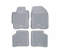 Rezaw-Plast Rubber Floor Mats for 2003-2009 Toyota Prius Car Mats Custom Fit Gray