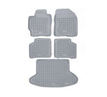 Rezaw-Plast Floor Mats for 2003-2009 Toyota Prius Car Mats & Cargo Mat Tailored Gray