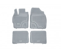 Rezaw-Plast Car Floor Mats for 2010-2015 Toyota Prius Car Mats All Weather Gray