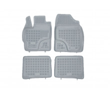 Rezaw-Plast Car Floor Mats for 2010-2015 Toyota Prius Car Mats All Weather Gray