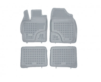 Rezaw-Plast Car Floor Mats for 2010-2015 Toyota Prius Car Mats All Weather Gray