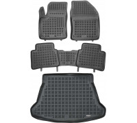 Rezaw-Plast Car Mats for 2016-2023 Toyota Prius Floor Mats All Season Black