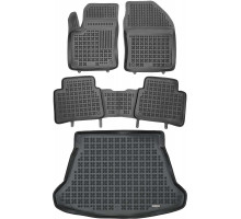 Rezaw-Plast Car Mats for 2016-2023 Toyota Prius Floor Mats & Cargo Mat All Season Black