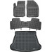 Rezaw-Plast Car Mats for 2016-2023 Toyota Prius Floor Mats & Cargo Mat All Season Black