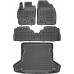 Rezaw-Plast Car Mats Set for 2012-2018 Toyota Prius V Floor Mats & Car Mat Anti-Slip Black