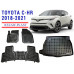 REZAW PLAST Auto Mats Tailored for Toyota C-HR 2018-2021 Custom Fit Black