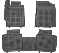 Rezaw-Plast Car Mats for 2007-2011 Toyota Camry Foor Mats All Season Black