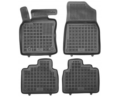 Rezaw-Plast Rubber Floor Mats for 2018-2023 Toyota Camry Car Mats Odorless Black