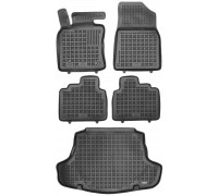 Rezaw-Plast Floor Mats for 2018-2023 Toyota Camry Car Mats & Cargo Mat Anti-Slip Black