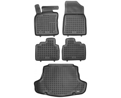 Rezaw-Plast Floor Mats for 2018-2023 Toyota Camry Car Mats & Cargo Mat Anti-Slip Black