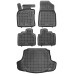 Rezaw-Plast Floor Mats for 2018-2023 Toyota Camry Car Mats & Cargo Mat Anti-Slip Black