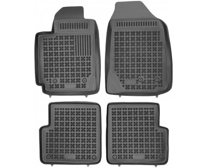 Rezaw-Plast Rubber Floor Mats for 2003-2008 Toyota Corolla Car Mats Anti-Slip Black