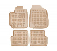 Rezaw-Plast Car Floor Mats for 2003-2008 Toyota Corolla Floor Mats All Weather Beige