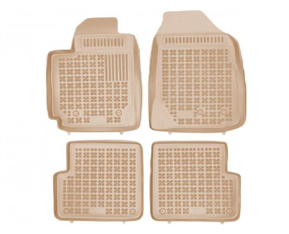 Rezaw-Plast Car Floor Mats for 2003-2008 Toyota Corolla Floor Mats All Weather Beige