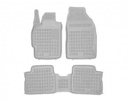 Rezaw-Plast Floor Mats for 2009-2013 Toyota Corolla Car Mats Custom Fit Gray