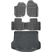 Rezaw-Plast Car Mats Set for 2013-2018 Toyota RAV-4 Floor Mats & Cargo Mat Waterproof Black