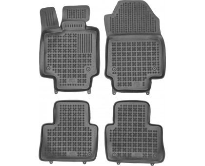 Rezaw-Plast Car Mats for 2019-2023 Toyota RAV-4 Floor Mats Odorless Black