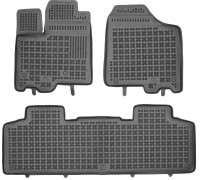 Rezaw-Plast Rubber Floor Mats for 2011-2020 Toyota Sienna Car Mats Anti-Slip Black