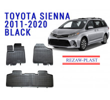 REZAW PLAST Premium Floor Mats for Toyota Sienna 2011-2020 Easy to Clean Odor