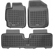 Rezaw-Plast Car Mats for 2007-2011 Toyota Yaris Floor Mats Anti-Slip Black