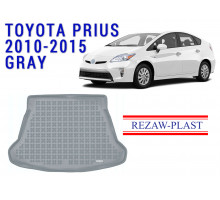 REZAW PLAST Cargo Mat for Toyota Prius 2010-2015 Waterproof Gray