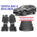 REZAW PLAST Auto Mats for Toyota RAV-4 2019-2023 Durable Black