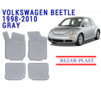 REZAW PLAST Rubber Floor Mats for Volkswagen Beetle 1998-2010 All Weather Molded