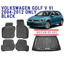 REZAW PLAST Auto Mats Tailored for Volkswagen Golf V VI 2004-2012 Only Perfect Fit