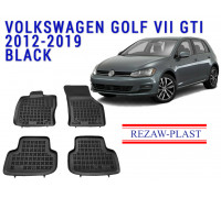 REZAW PLAST Rubber Mats for Volkswagen Golf VII GTI 2012-2019 Easy Cleaning Anti-Slip