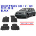 REZAW PLAST Rubber Mats for Volkswagen Golf VII GTI 2012-2019 Odorless Black
