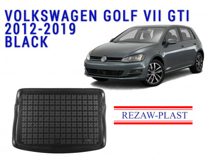 REZAW PLAST Cargo Liner for Volkswagen Golf VII GTI 2012-2019 Waterproof Black