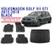 REZAW PLAST Car Mats Set for Volkswagen Golf VII GTI 2012-2019 Anti-Slip Black