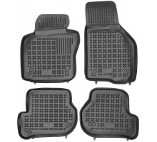 Rezaw-Plast Rubber Car Mats for 2004-2012 Volkswagen Golf Floor Mats V VI Black