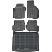 Rezaw-Plast Floor Mats for 2004-2012 Volkswagen Golf Car Mats & Cargo Mat V VI Black