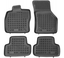 Rezaw-Plast Floor Mats for 2012-2019 Volkswagen Golf Car Mats VII GTI Odorless Black