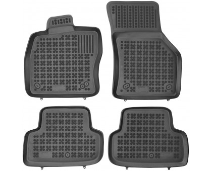 Rezaw-Plast Floor Mats for 2012-2019 Volkswagen Golf Car Mats VII GTI Odorless Black