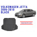 REZAW PLAST Cargo Liner for Volkswagen Jetta 2006-2010 All Weather Black