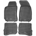 Rezaw-Plast Rubber Floor Mats for 1998-2005 Volkswagen Passat Car Mats B5 Sedan Black