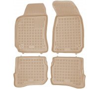 Rezaw-Plast Car Floor Mats for 1998-2005 Volkswagen Passat Car Mats B5 Sedan Beige