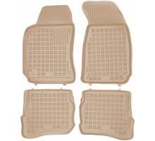 Rezaw-Plast Car Floor Mats for 1998-2005 Volkswagen Passat Car Mats B5 Sedan Beige