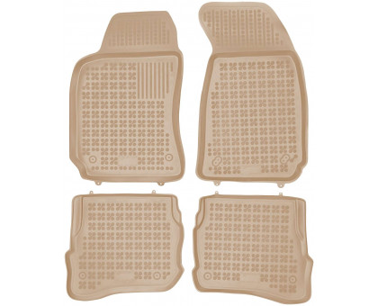 Rezaw-Plast Car Floor Mats for 1998-2005 Volkswagen Passat Car Mats B5 Sedan Beige