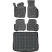 Rezaw-Plast Floor Mats for 2008-2017 Volkswagen Tiguan Car Mats & Cargo Mat Black