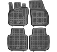 Rezaw-Plast Rubber Car Mats for 2018-2023 Volkswagen Tiguan Floor Mats Odorless Black