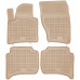 Rezaw-Plast Car Floor Mats for 2010-2018 Volkswagen Touareg Car Mats Tailored Beige