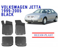 REZAW PLAST Floor Mats for Volkswagen Jetta 1999-2005 Anti-Slip Black 